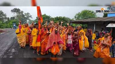 कलश यात्रा के साथ शुरू हुआ शिवलिंग प्राण-प्रतिष्ठा व महायज्ञ कार्यक्रम, हर-हर महादेव के जयघोष से गूंजा गांव