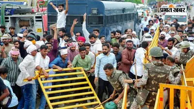 मध्य प्रदेश में किसानों का उग्र प्रदर्शन: पुलिस से हिंसक झड़प, बैरिकेड्स तोड़े और बस पर किया कब्जा