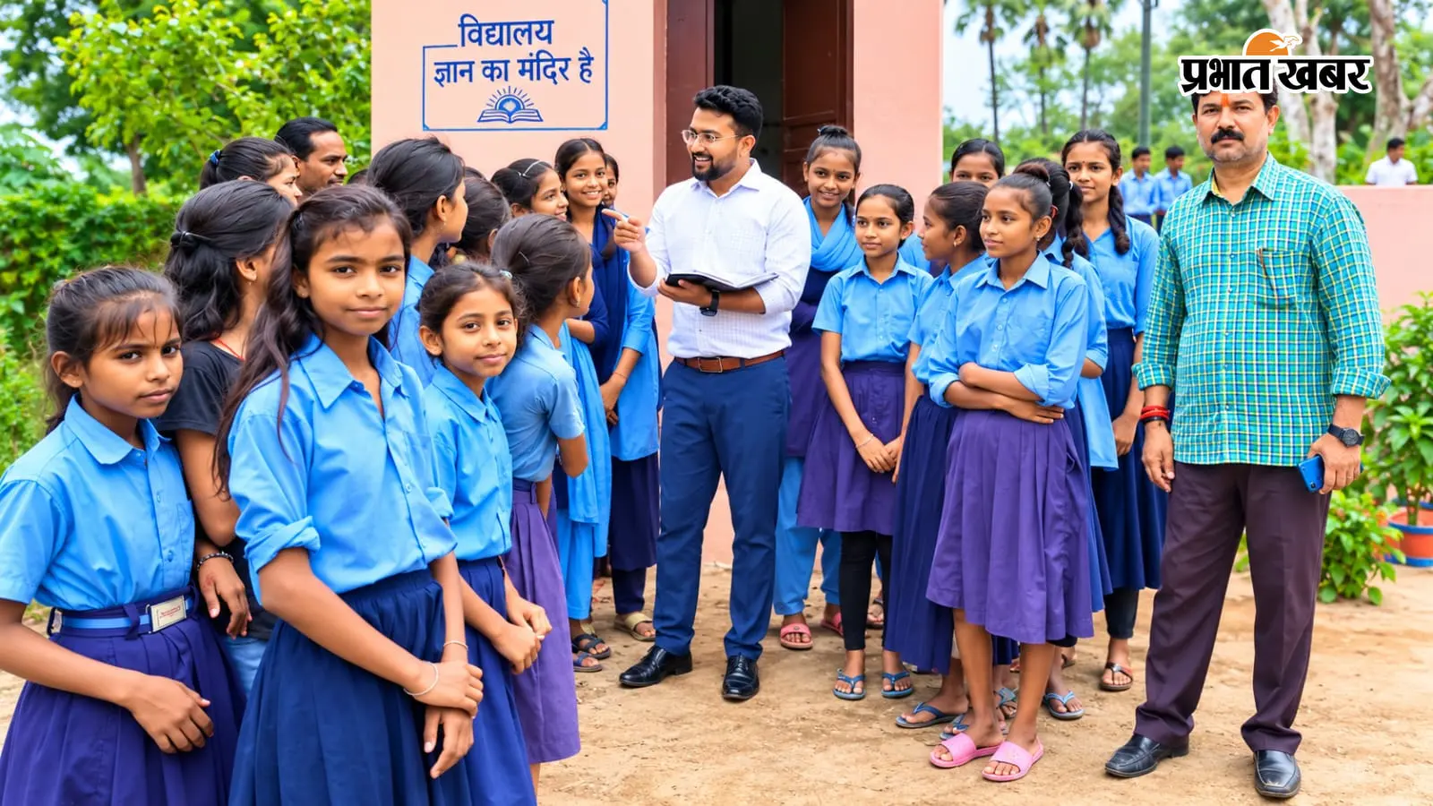 पदाधिकारी ने छात्रों से वार्ता करते | Prabhat Khabar Network पदाधिकारी ने छात्रों से वार्ता करते | Prabhat Khabar Network