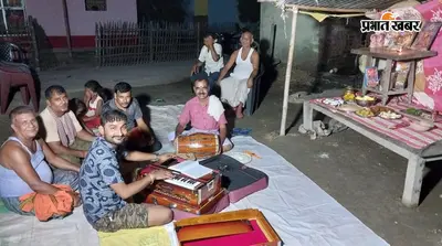 रामपुर में गुरु पूर्णिमा पर भव्य हरि नाम संकीर्तन का आयोजन, भजनों से भक्तिमय हुआ माहौल