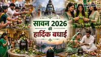 हैप्पी सावन 2026: सावन की पावन शुभकामनाएं भेजें इन खास संदेशों के साथ