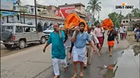 डोमचांच: पति और पत्नी की अर्थी एक साथ उठी, माहौल गमगीन