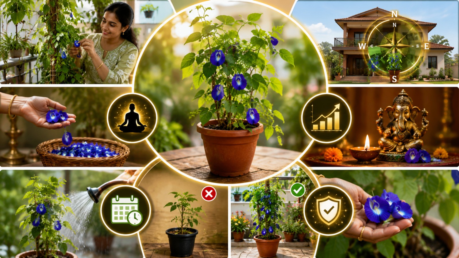 vastu tips for aparajita plant