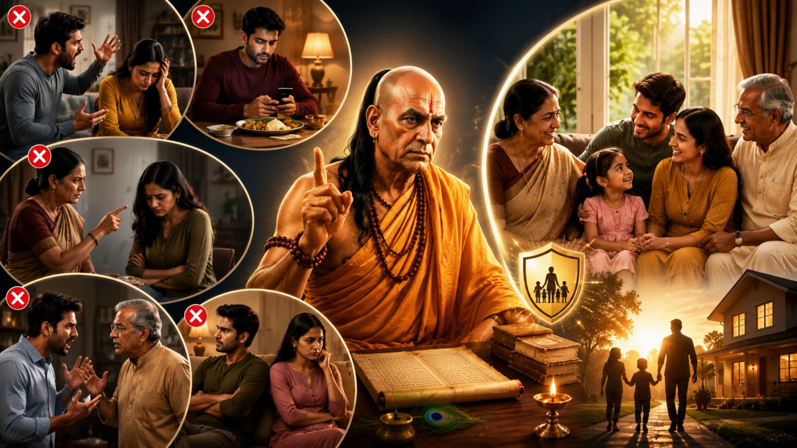 chanakya niti on happy family