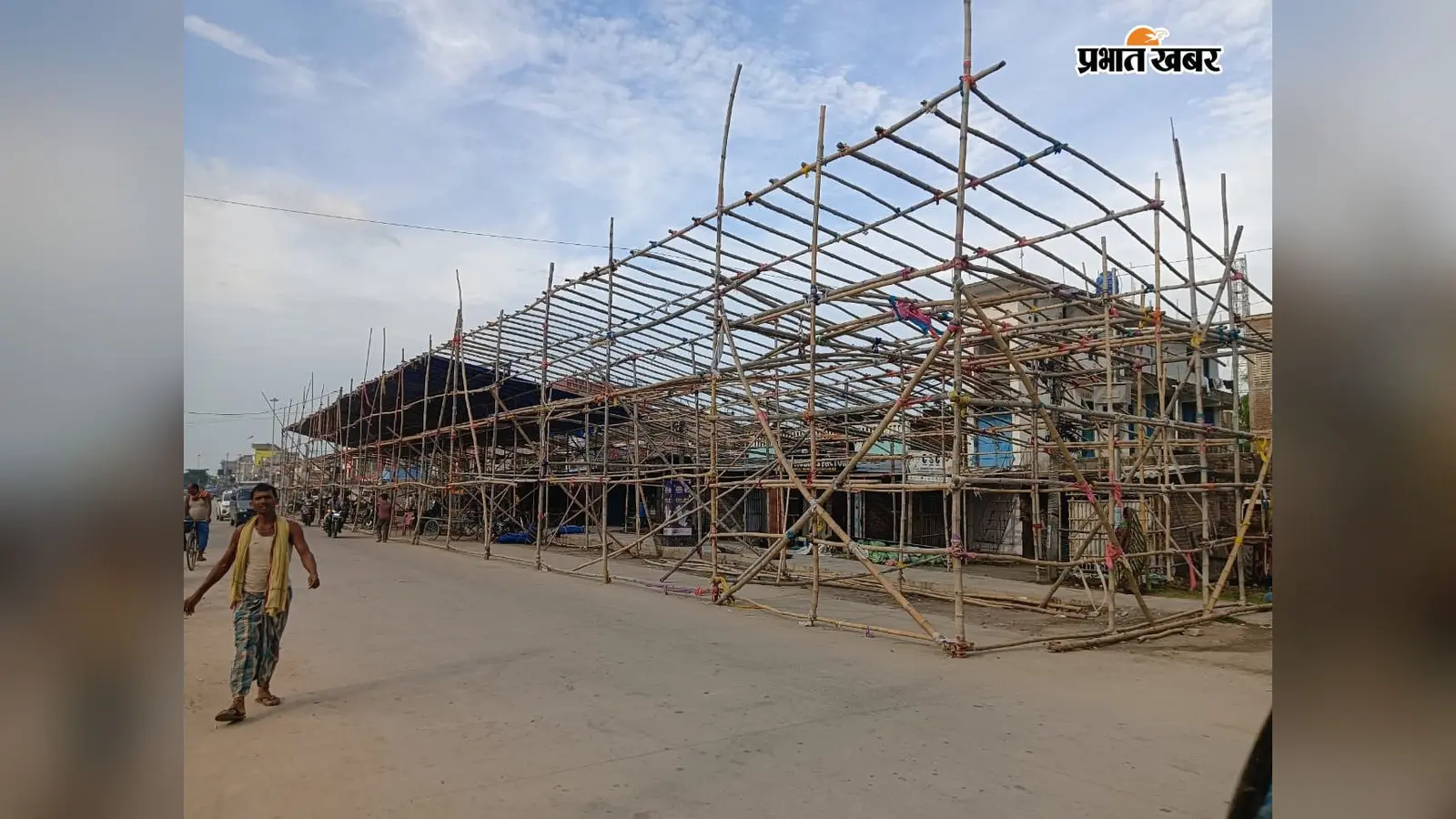फोटो-28कैप्सन-तैयार किया जा रहा पंडाल. | Prabhat Khabar Network फोटो-28कैप्सन-तैयार किया जा रहा पंडाल. | Prabhat Khabar Network