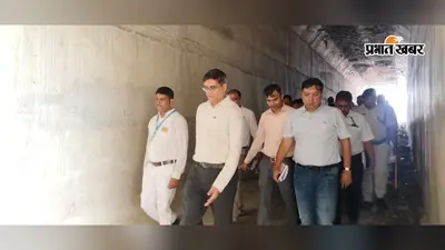 हाजीपुर-सुगौली रेल लाइन परियोजना का डीआरएम ने किया निरीक्षण, निर्माण में तेजी के निर्देश