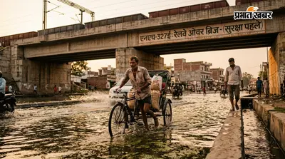 हल्की बारिश में ही जलमग्न हुआ NH-327E रेलवे ओवर ब्रिज का निचला हिस्सा, जलजमाव से राहगीर परेशान