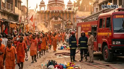 श्रावणी मेले में बाबा गरीबनाथ की नगरी में फायर अलर्ट: 5 प्रमुख स्थलों पर दमकल गाड़ियां तैनात