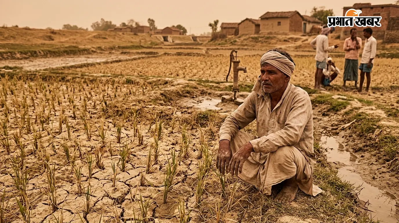 सूखा: दरभंगा में धान की रोपाई ठप, किसान परेशान सूखा: दरभंगा में धान की रोपाई ठप, किसान परेशान