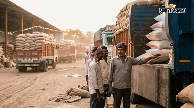 ट्रक मालिकों की अनिश्चितकालीन हड़ताल खत्म: वार्ता के बाद सरकारी खाद्यान्न का उठाव शुरू