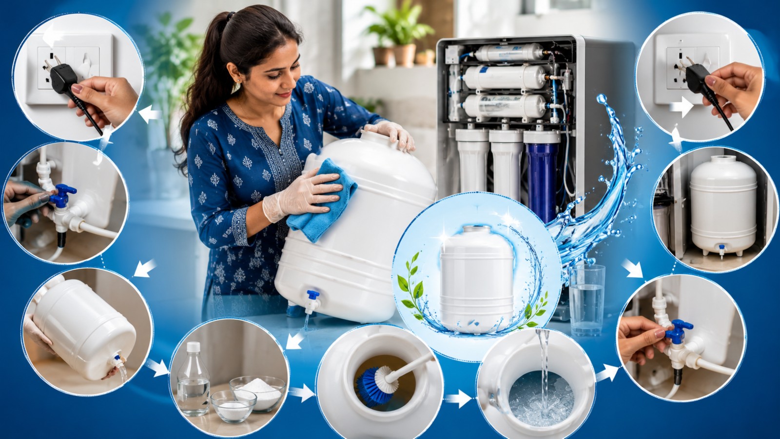 water purifier tank cleaning guide