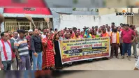 सीवान में नगर परिषद कर्मियों की हड़ताल, 260 टन कचरा सड़कों पर जमा
