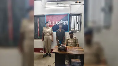 आजमनगर पुलिस की बड़ी कार्रवाई, चोरी की मोटर के साथ आरोपी नासिर गिरफ्तार