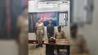 आजमनगर पुलिस की बड़ी कार्रवाई, चोरी की मोटर के साथ आरोपी नासिर गिरफ्तार