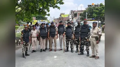 भारत-नेपाल सीमा पर इनरवा में पुलिस-एसएसबी का फ्लैग मार्च, तस्करी रोकने के लिए बढ़ाई गई चौकसी