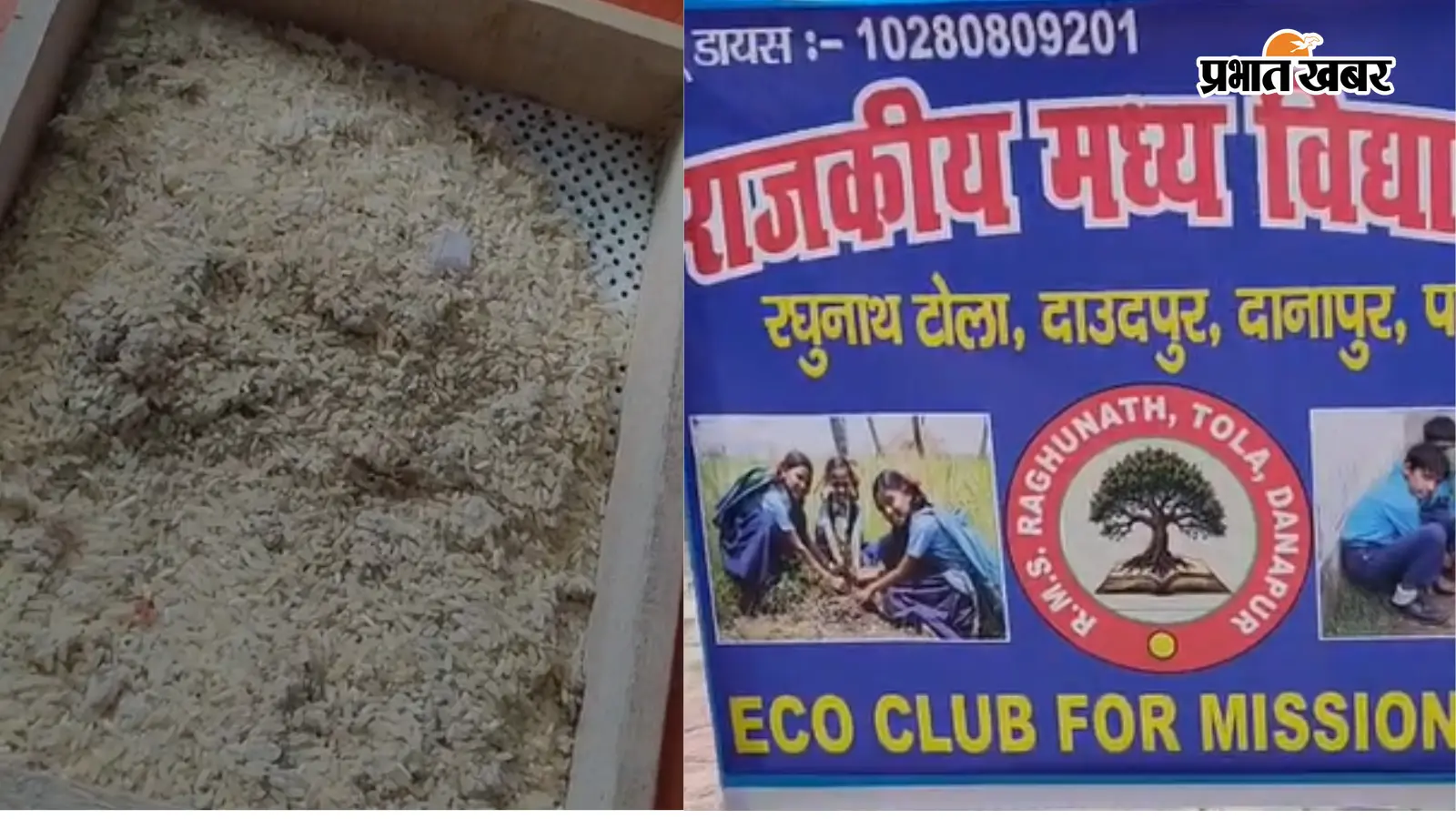 दानापुर स्कूल: मिड डे मील में कीड़े, बच्चों ने खाने से... दानापुर स्कूल: मिड डे मील में कीड़े, बच्चों ने खाने से...