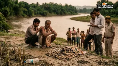 16 दिन पहले नहाने के दौरान नदी में डूबा था रेहान, अब किनारे मिला कंकाल, परिवार में मातम