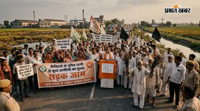 फैक्ट्रियों के दूषित पानी से फूटा ग्रामीणों का गुस्सा, सड़क जाम कर किया प्रदर्शन, 100 एकड़ से ज्यादा फसल खराब!