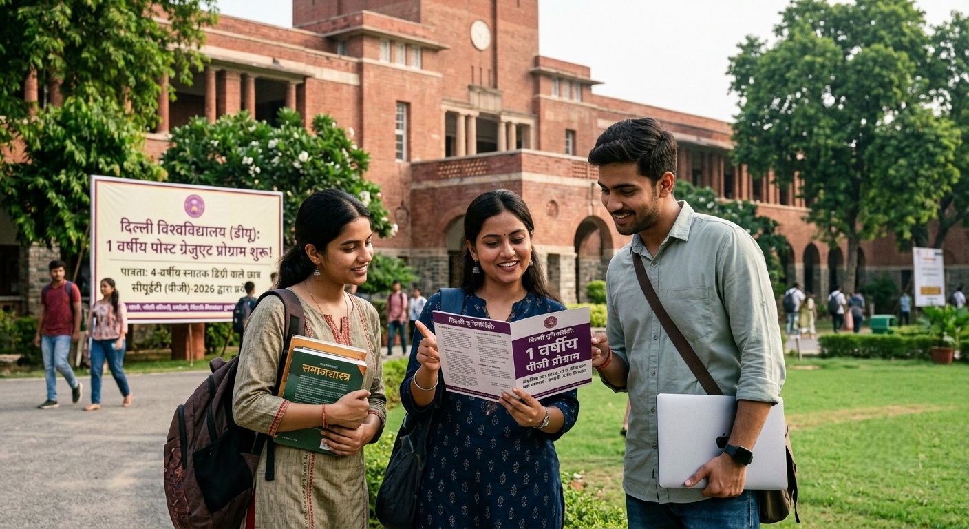DU One Year PG Program : डीयू में पहली बार एक साल का पोस्ट ग्रेजुएट प्रोग्राम