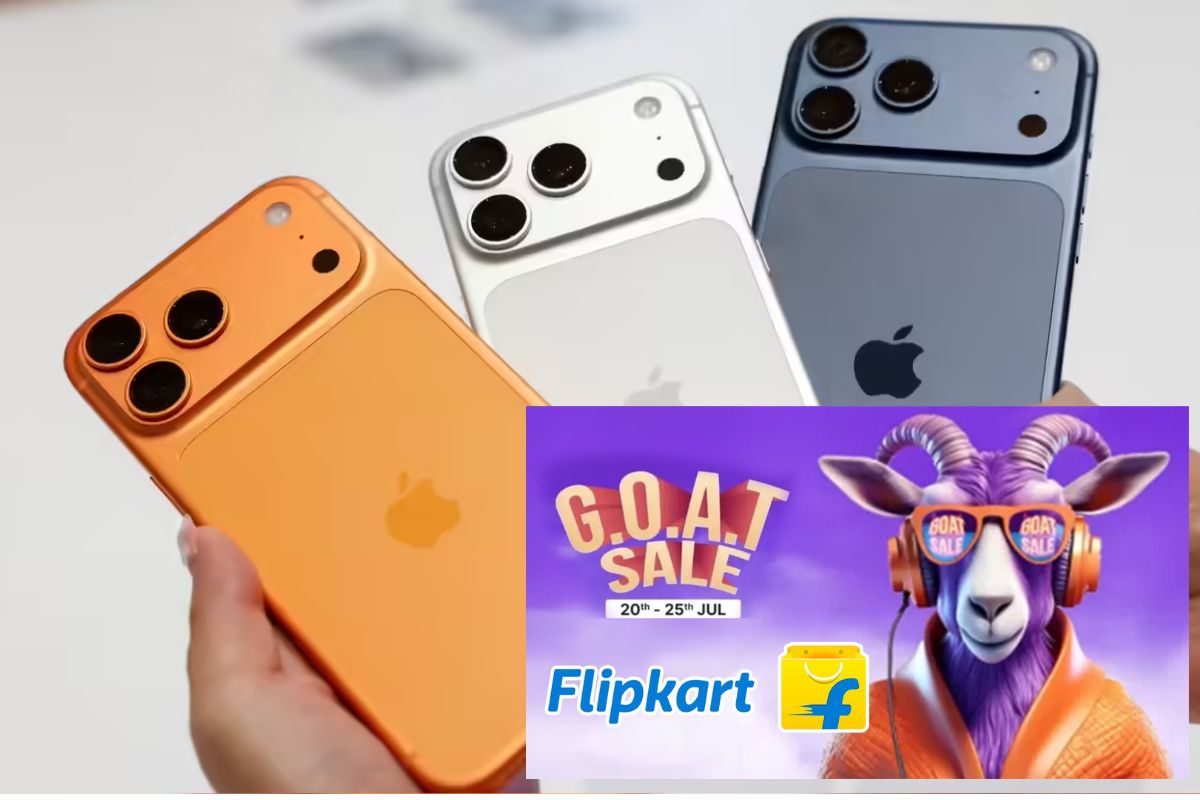 Flipkart GOAT Sale में ₹20,000 तक सस्ता हुआ iPhone 17 Pro Max, बैंक ऑफर्स ने बना दी सुपर डील