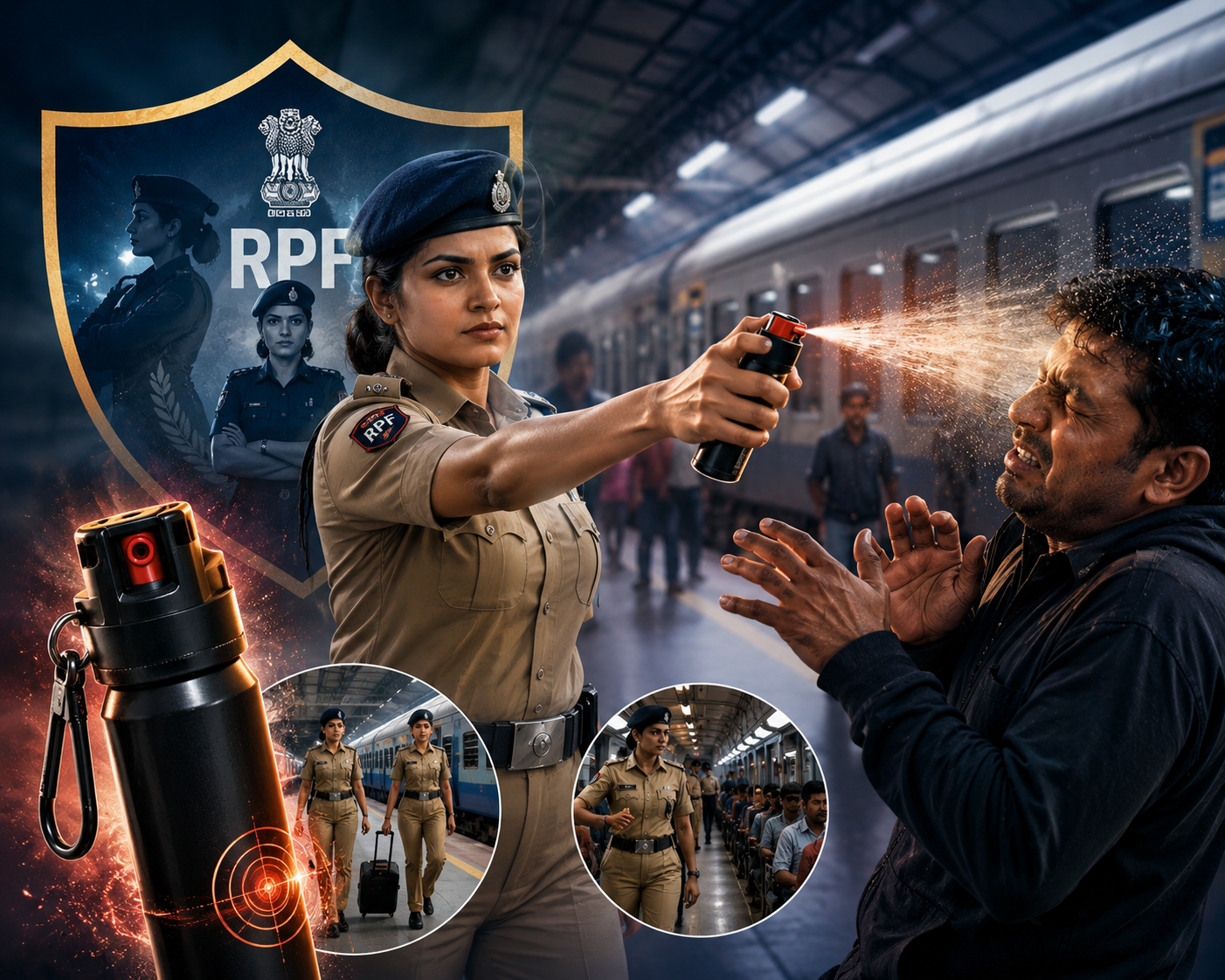 आरपीएफ की महिला फोर्स चिली स्प्रे से होंगी लैस, सुरक्षा को लेकर बोर्ड ने लिया है फैसला