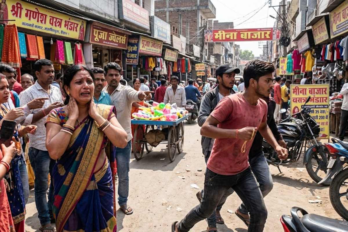 Motihari Chain Snatching: मीना बाजार में दिनदहाड़े झपटमारी, महिला के गले से सोने की चेन लेकर भागे बदमाश