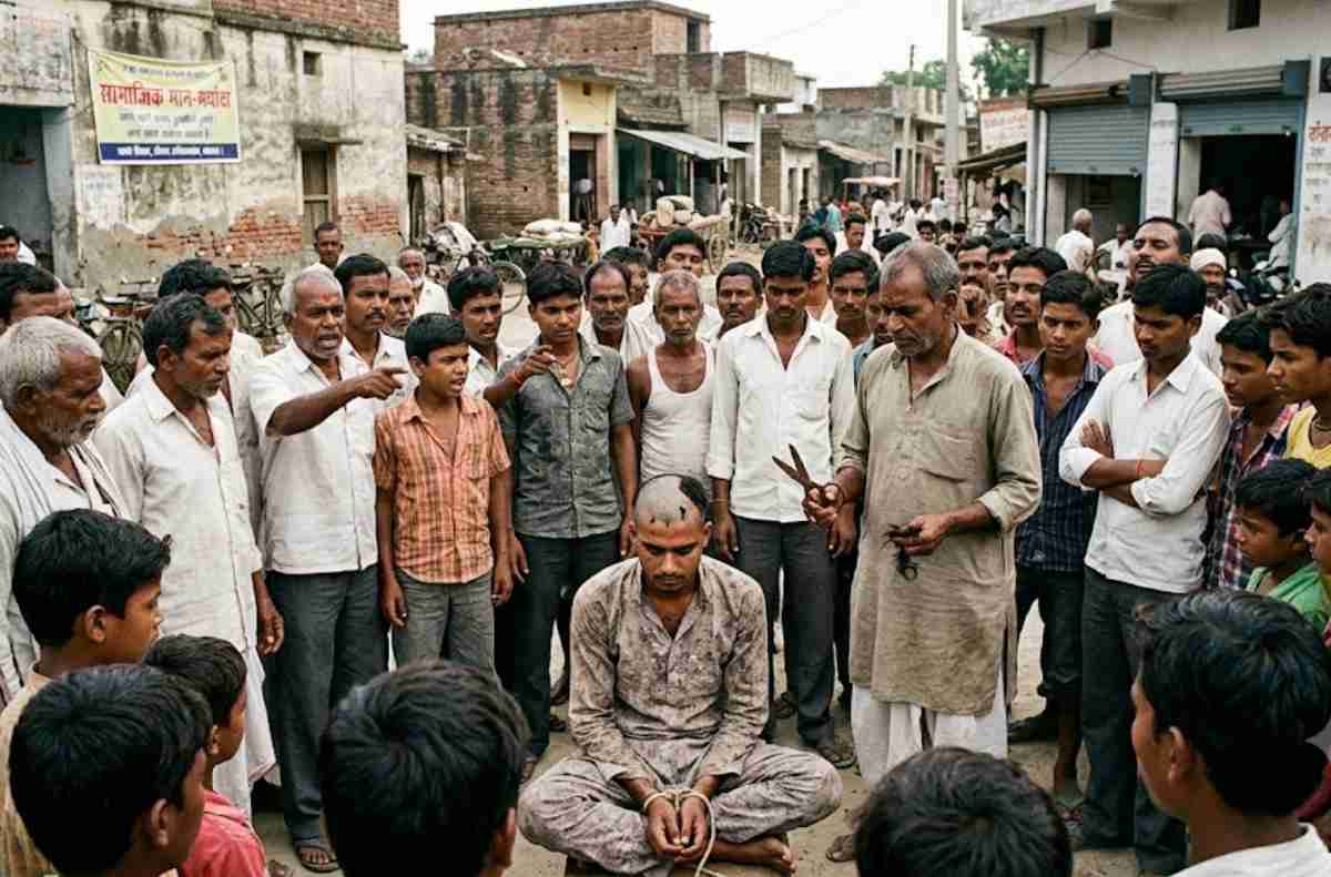 प्यार की ऐसी सजा… भीड़ ने प्रेमी जोड़े का सिर मुंडवाया और पूरे गांव में घुमाया