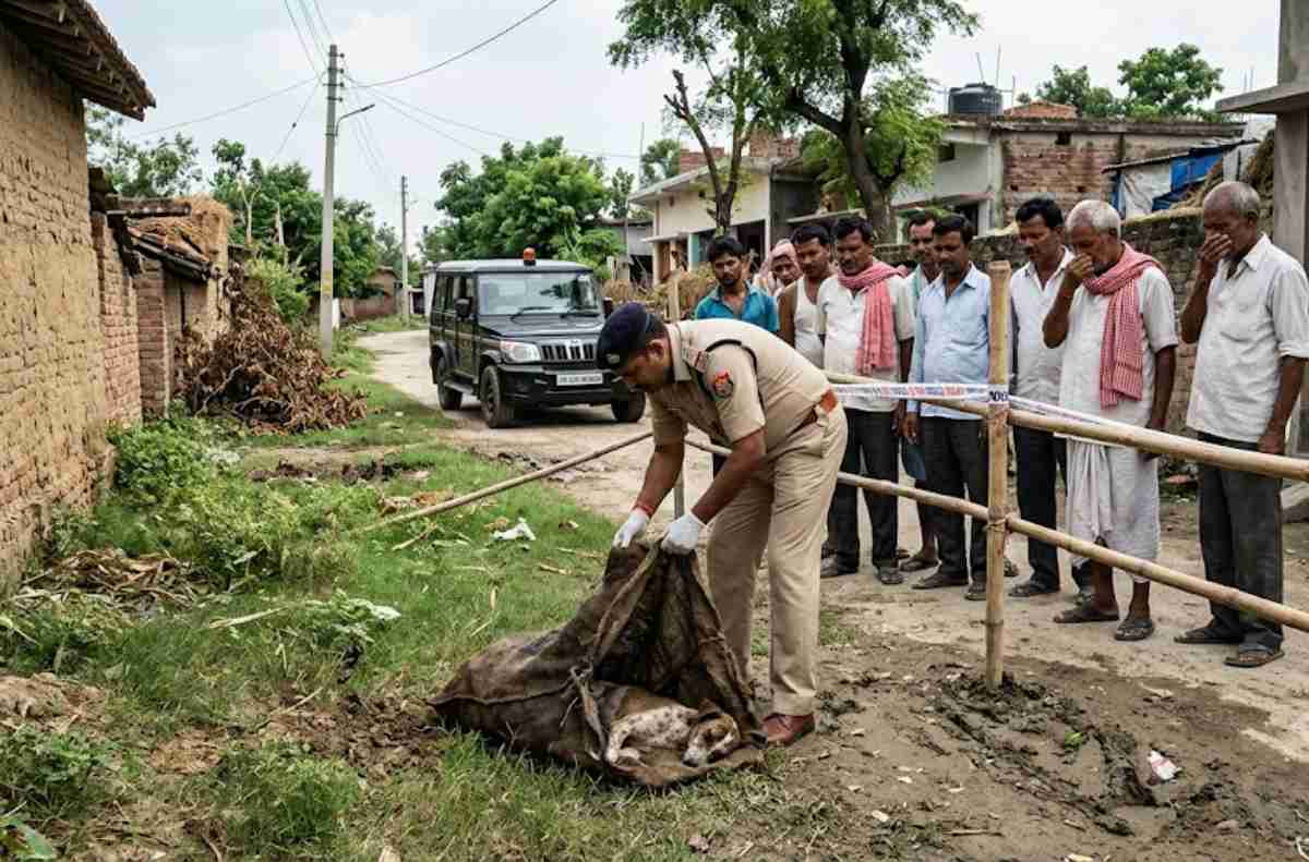 Muzaffarpur: बोरे से उठी बदबू से शव की फैली अफवाह, जांच में निकला मरा हुआ कुत्ता