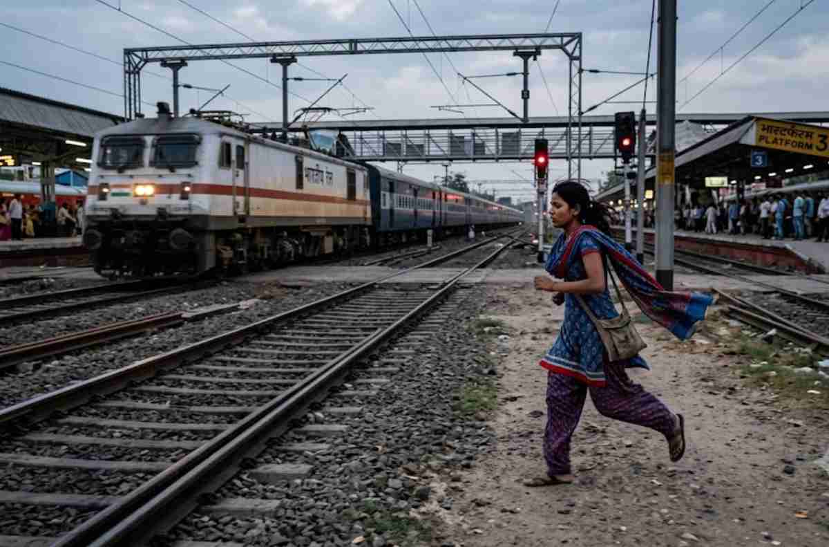 प्रेमी ने शादी से किया इनकार तो रेलवे ट्रैक पर पहुंची प्रेमिका, फिल्मी अंदाज में पुलिस ने बचाया