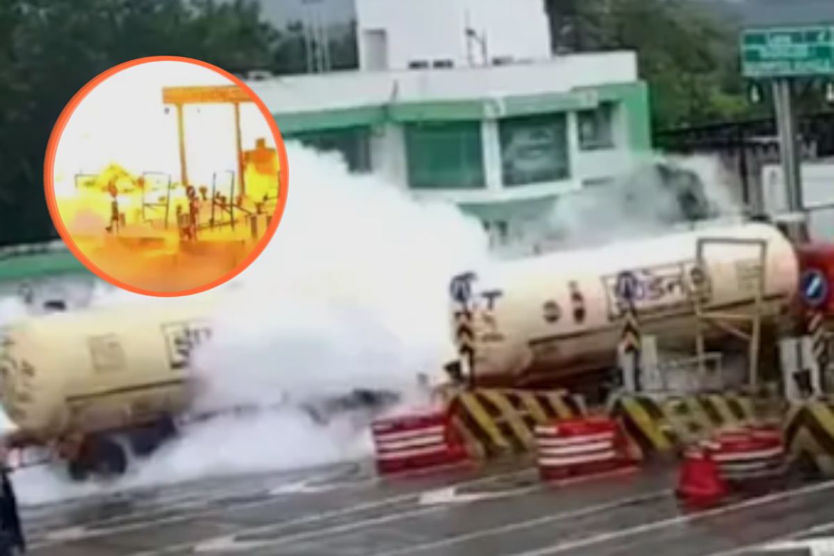 Video : टोल प्लाजा पर बेकाबू LPG टैंकर ने मचाई तबाही, CCTV में कैद हुआ खौफनाक मंजर