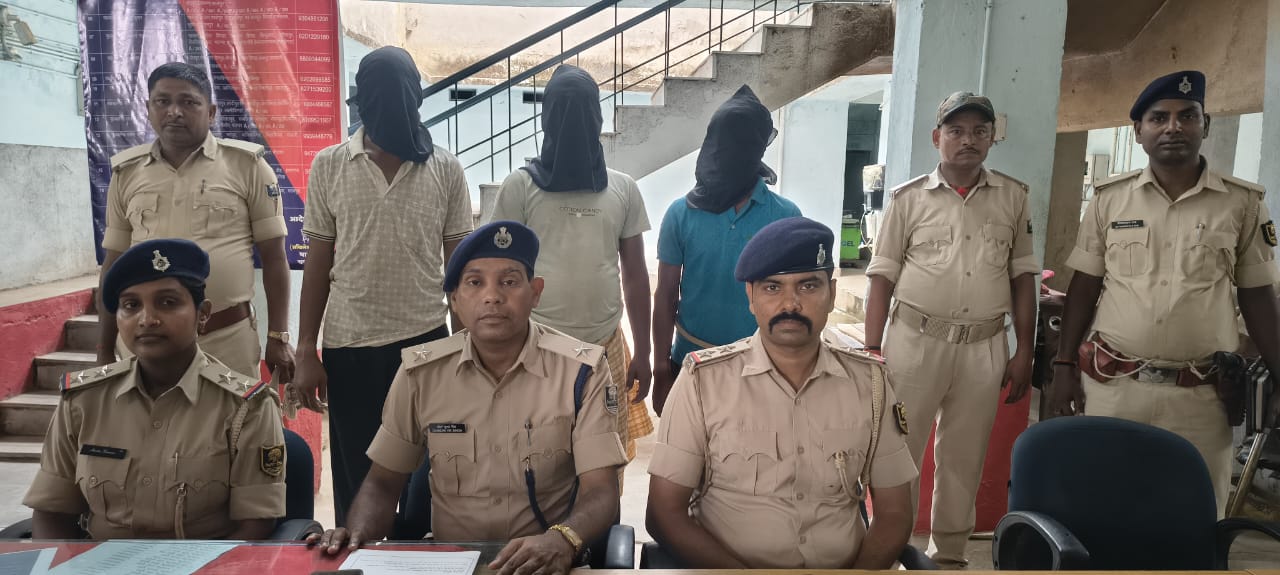 नालंदा में महिला से सामूहिक दुष्कर्म, 6 घंटे में तीनों आरोपी गिरफ्तार; लूटे गए मोबाइल भी बरामद