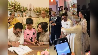 शादी के बाद पायल पहने दिखे आमिर खान, वायरल वीडियो देखा आपने