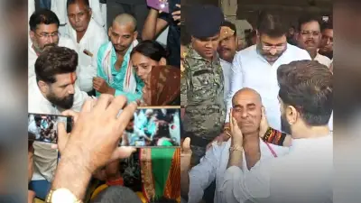 चिराग ने घुटनों पर बैठकर भरत तिवारी को दी श्रद्धांजलि, माता- पिता के आंसू पोंछे, कहा- कुछ अधिकारियों ने हत्या की है