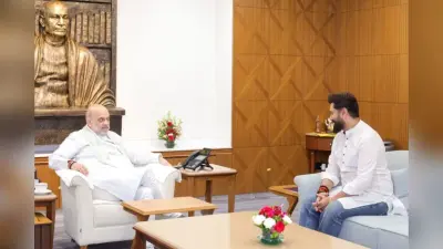 चिराग ने अमित शाह को दी भरत तिवारी एनकाउंटर मामले की जानकारी, मुलाकात की तस्वीरें शेयर की