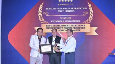 हरित ऊर्जा की दिशा में NTPC बरौनी की बड़ी उपलब्धि, मिला ‘बेस्ट एनवायरनमेंट एक्सीलेंस’ पुरस्कार