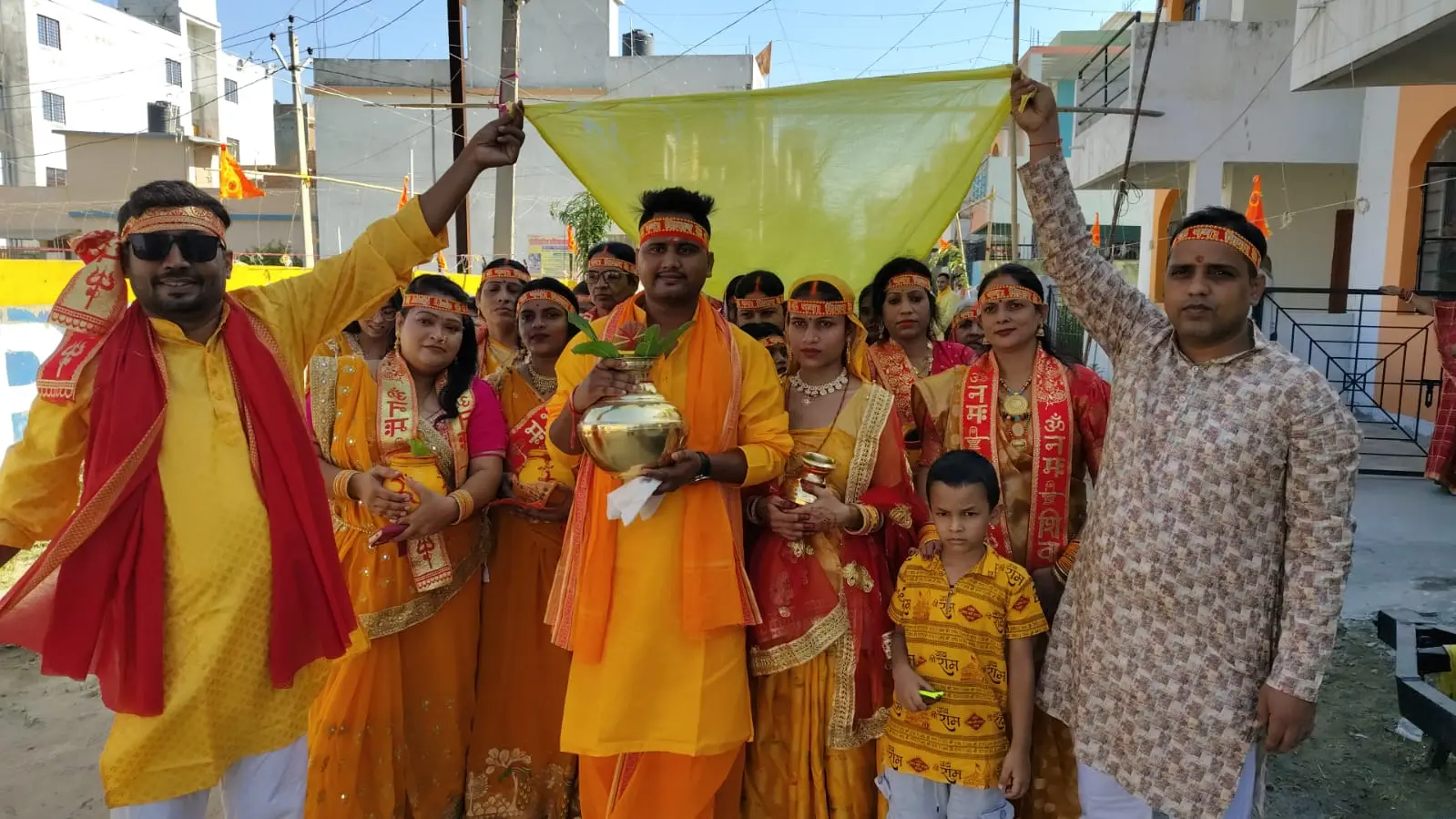सारण में भव्य कलश यात्रा के साथ शुरू हुआ श्रीरुद्र महायज्ञ, 8 जुलाई को होगी प्राण-प्रतिष्ठा
