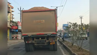 बालू घाट बंद, फिर भी खूंटी की छाता नदी से रोज 100 हाइवा अवैध बालू पहुंच रहा रांची