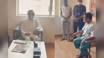 मेदांता अस्पताल पहुंचे JDU MLA अनंत सिंह, मंत्री रामकृपाल यादव का जाना हाल-चाल
