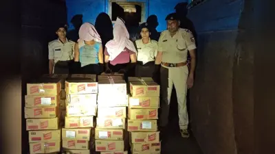 जहानाबाद में ट्रक से 822.96 लीटर विदेशी शराब जब्त, दो तस्कर गिरफ्तार