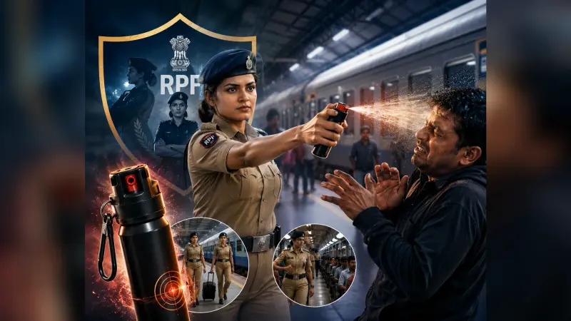 आरपीएफ की महिला फोर्स चिली स्प्रे से होंगी लैस, सुरक्षा को लेकर बोर्ड ने लिया है फैसला