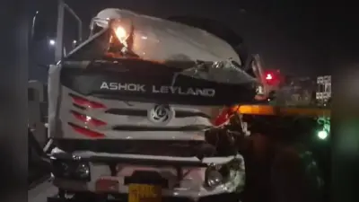कानपुर में दर्दनाक सड़क हादसा, ट्रक के कागजात चेक कर रहे दो ट्रैफिक सिपाहियों को कंटेनर ने रौंदा