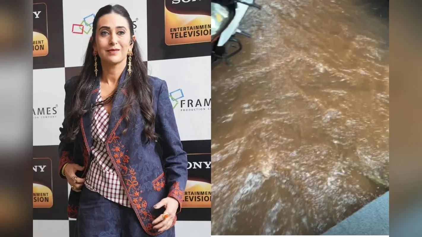 India’s Best Dancer 5 के सेट के बाहर घुटनों तक भरा पानी, फिर भी शूटिंग करने पहुंचीं करिश्मा कपूर, शेयर किया VIDEO