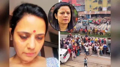 अभिषेक बनर्जी के बाद महुआ मोईत्रा पर फेंके अंडे और सड़े बैंगन, टीएमसी सांसद ने शेयर किया Video