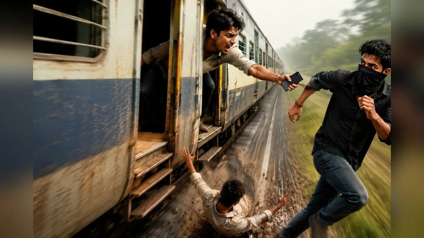 हाजीपुर और सोनपुर के बीच चलती ट्रेन से मोबाइल झपटकर भागे बदमाश, युवक ट्रेन से गिरा, अस्पताल में भर्ती