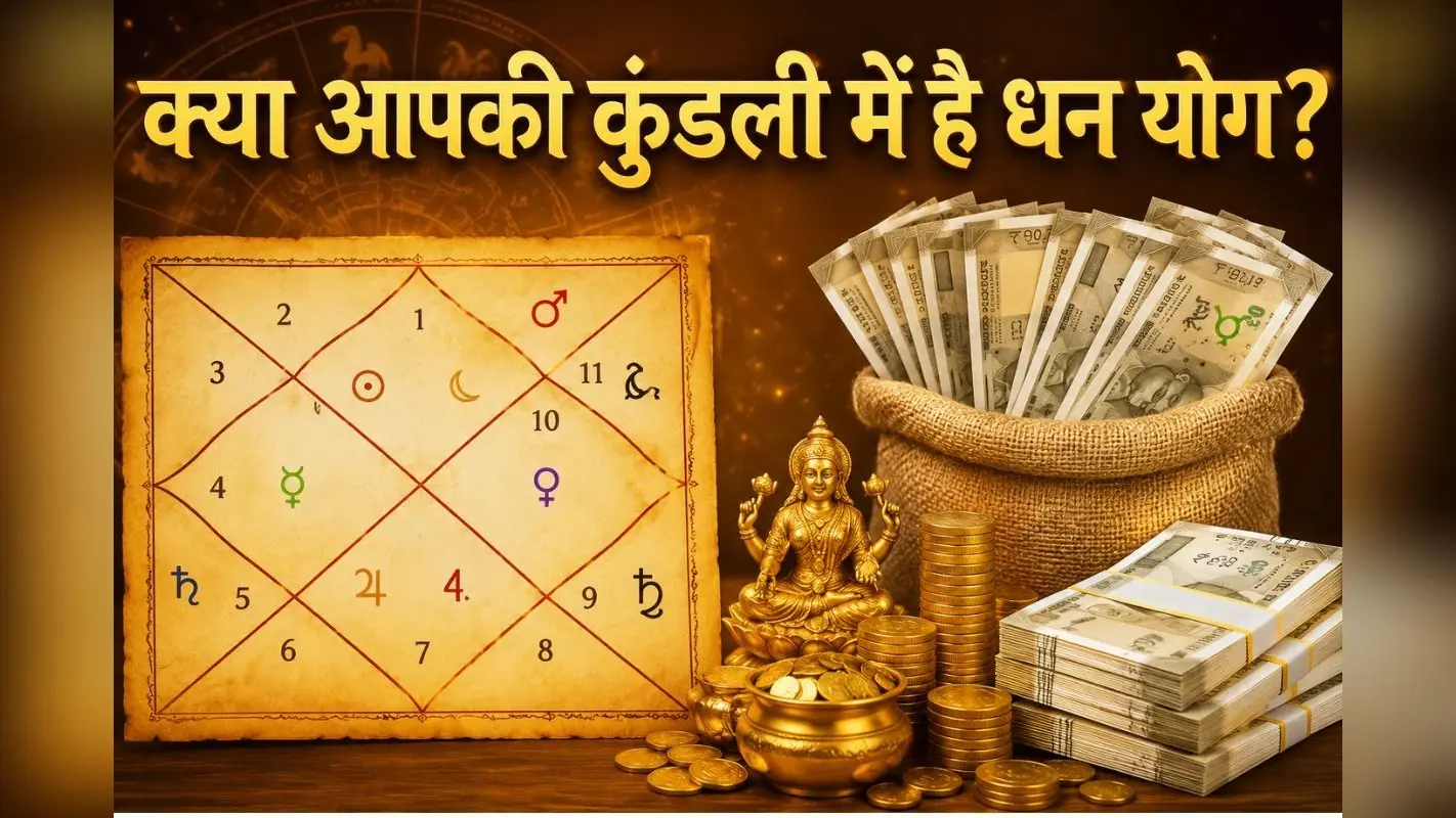 कुंडली में ये योग बना सकते हैं गरीब व्यक्ति को धनवान, जानें धन और आय के प्रमुख ज्योतिषीय संकेत