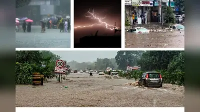 Mumbai Rain: भारी बारिश से मुंबई बेहाल, 3 की मौत, एक्सप्रेसवे पर मलबा-ट्रेनों की थमी रफ्तार, रेड अलर्ट