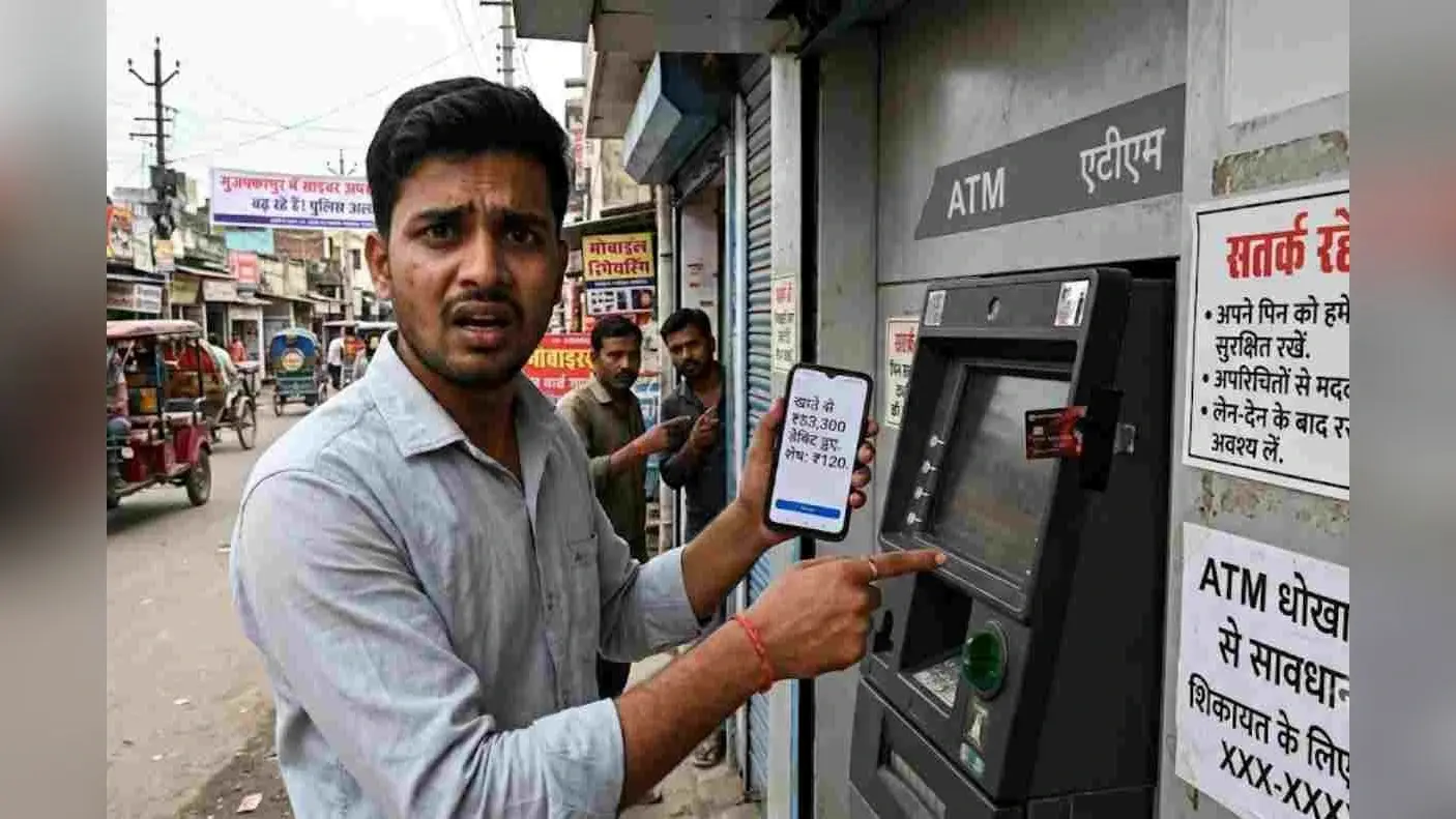 ATM में कार्ड फंसा और खाते से उड़ गए ₹53,300, मुजफ्फरपुर में साइबर ठगी का नया तरीका