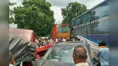 पूर्णिया में NH-131 पर सड़क हादसा, ट्रैक्टर और कार की आमने-सामने टक्कर, दोनों चालक घायल