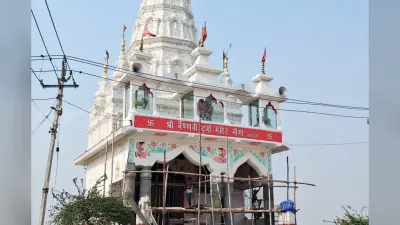 नोमा का वैष्णवी दुर्गा मंदिर बना आस्था का केंद्र, 100 फीट ऊंची भव्यता खींच रही श्रद्धालुओं का ध्यान