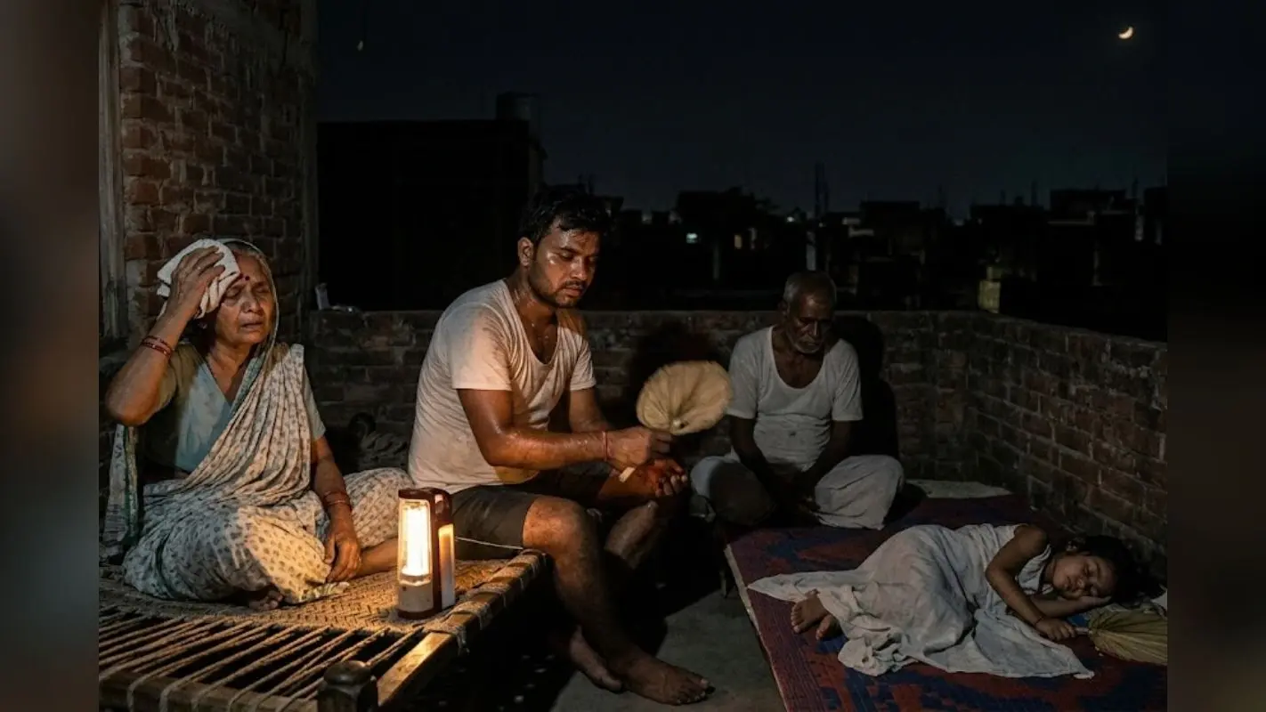उमस भरी रातों में बिजली गुल, मुंगेर में दो दिनों से आधी रात की कटौती से लोगों का फूटा गुस्सा